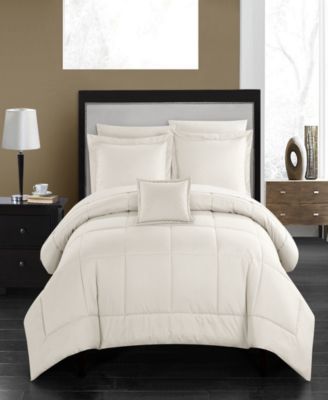 Chic Home - Jordyn 8-Pc. Queen Bed In a Bag Comforter Set