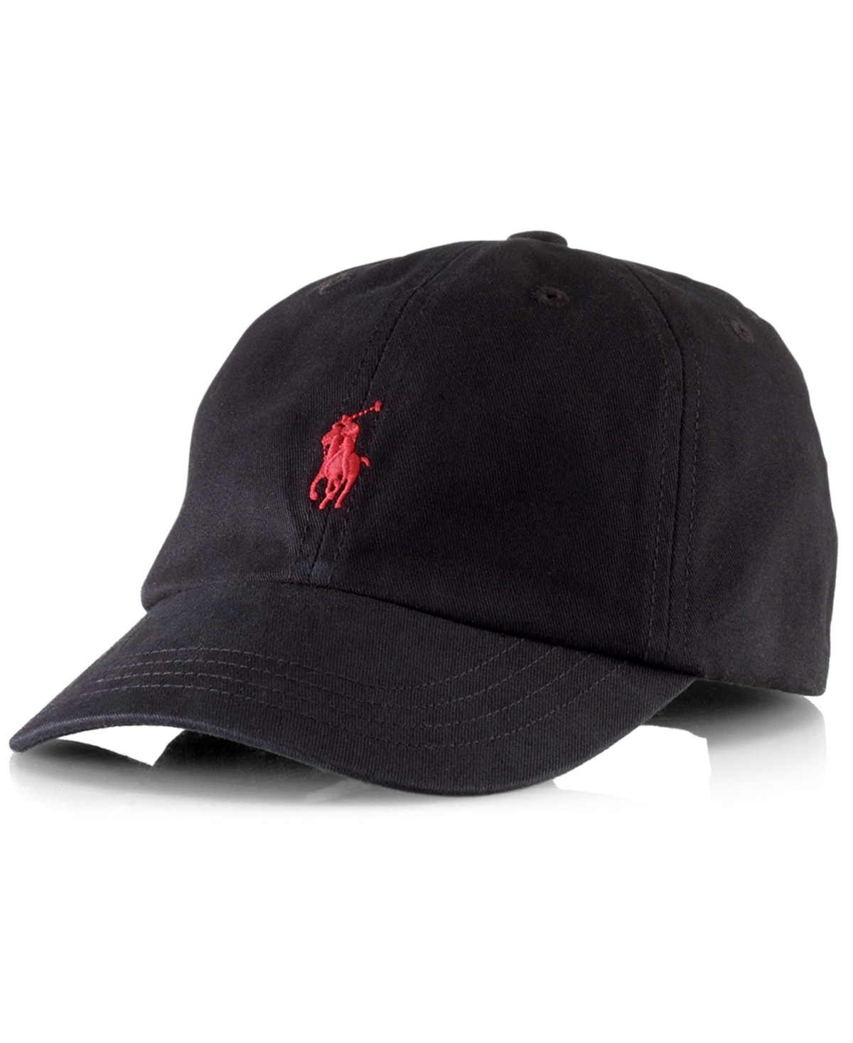Shop Polo Ralph Lauren Little Boys Classic Sport Cap In Rl Black,rl  Red