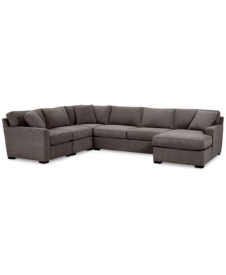 Radley 5-Pc. Fabric Chaise Sectional Sofa with Corner Piece, Created for Macy's