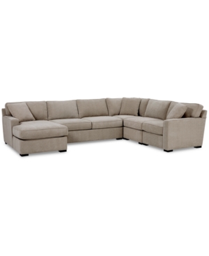 FURNITURE RADLEY 5-PC. FABRIC CHAISE SECTIONAL SOFA WITH CORNER PIECE, CREATED FOR MACY'S