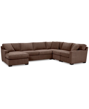 FURNITURE RADLEY 5-PC. FABRIC CHAISE SECTIONAL SOFA WITH CORNER PIECE, CREATED FOR MACY'S