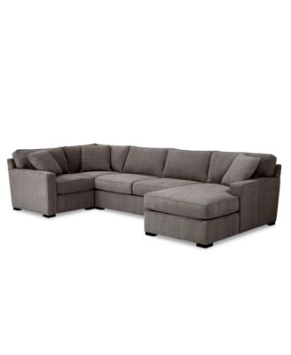 Radley 4-Pc. Fabric Chaise Sectional Sofa with Corner Piece, Created for Macy's