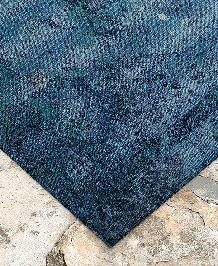 Liora Manne' Marina 8043 Kermin 7'10" x 9'10" Indoor/Outdoor Area Rug