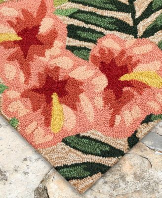Ravella 2280 Tropical Neutral 3'6" x 5'6" Indoor/Outdoor Area Rug