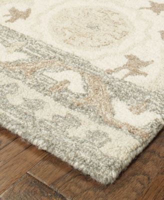 Craft 93005 Ivory/Gray 5' x 8' Area Rug