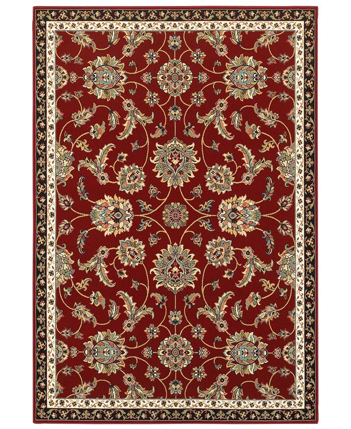 Oriental Weavers - Kashan 370R Red/Multi 7'10" x 10'10" Area Rug