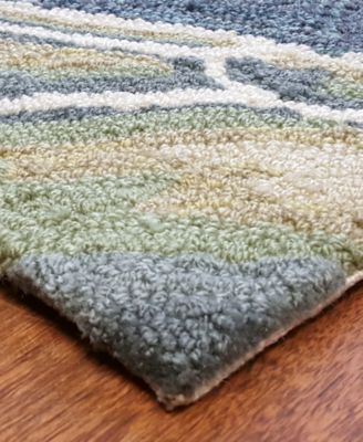 Ravella 2257 Akumal Blue 2'6" x 4' Indoor/Outdoor Area Rug