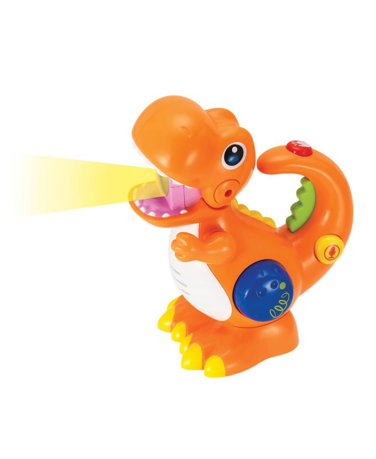 Winfun Kids' Recording And Voice Changing Dinosaur In Orange