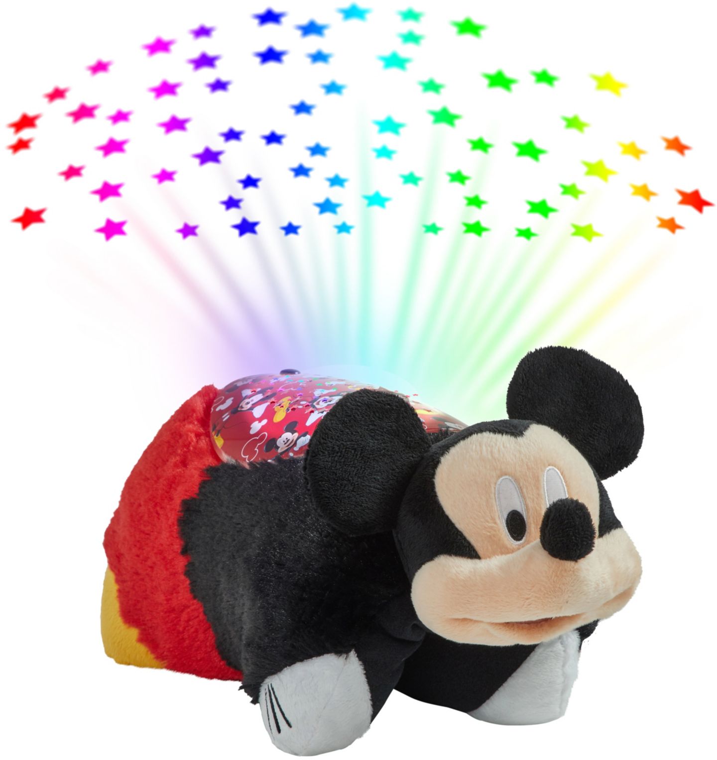Детская мягкая игрушка Pillow Pets Mickey Mouse 11" Sleeptime Lite Night Light Plush — фото 1