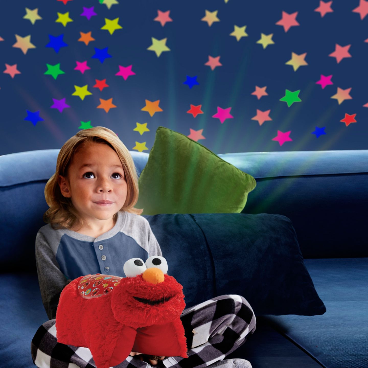 Детская мягкая игрушка Pillow Pets Sesame Street Elmo Sleeptime Lites 11" Plush Nightlight — фото 5