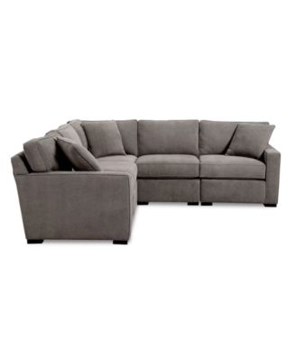 Furniture Radley Fabric 5-Pc. Sectional Sofa With Corner Piece, Created ...