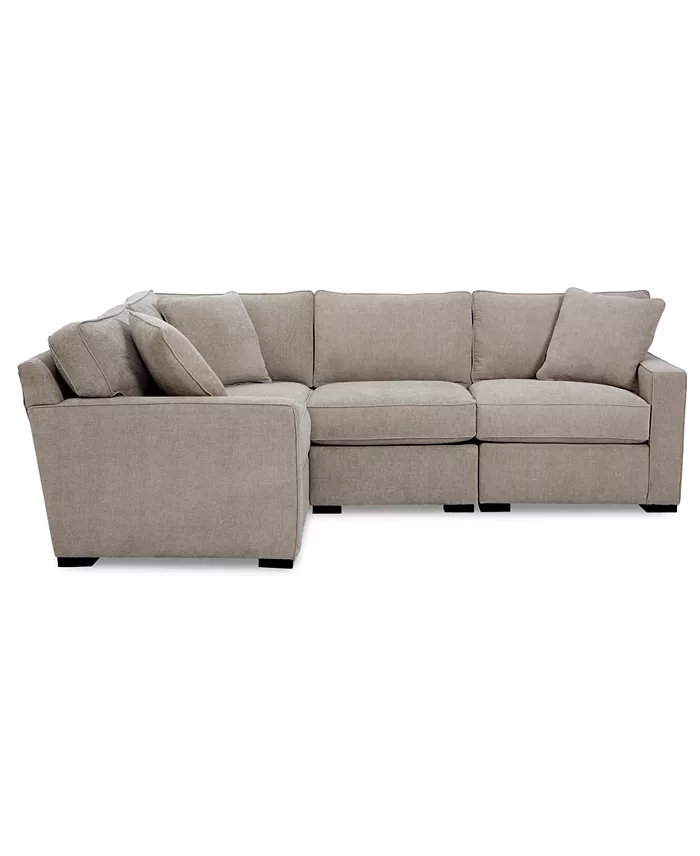 Radley Fabric 4-Pc. Sectional Sofa