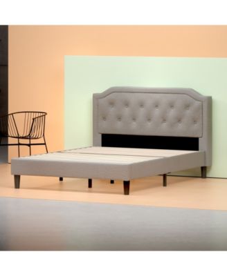 zinus tufted platform bed