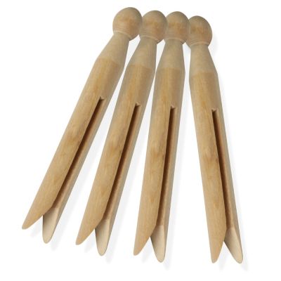 Honey Can Do - 100-Pc. Classic Round Wooden Clothespins