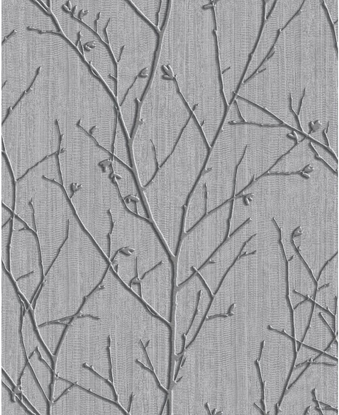 Graham & Brown Water Silk Sprig Wallpaper Macy's