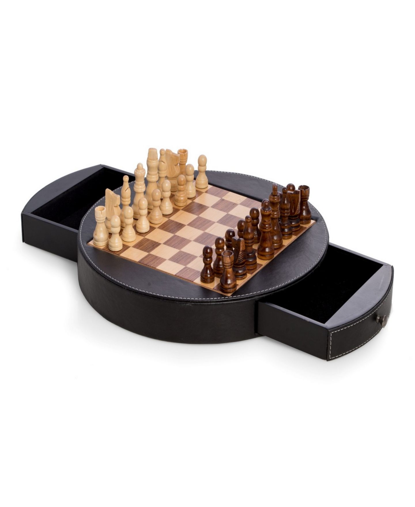 Детские игрушки Bey-Berk Leather Chess Set — фото 4
