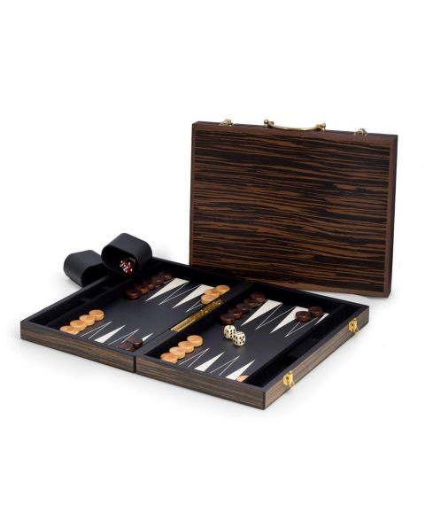 Детские настольные игры Bey-Berk Portable Backgammon Set Board Game, Ages 11+