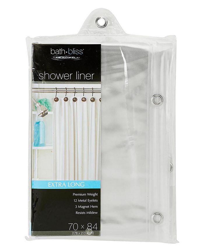 Bath Bliss Extra Long Shower Liner Macy's