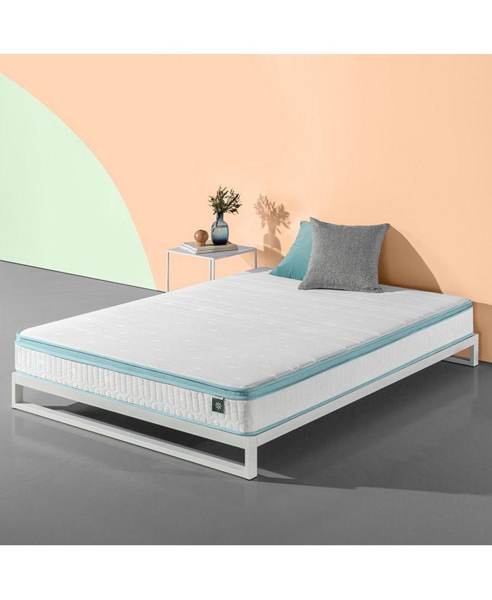 Zinus Mint Green 8 Inch Hybrid Spring Mattress / Firm Support Delivered