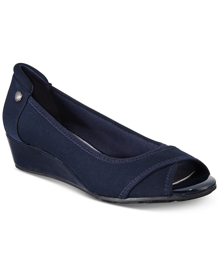 anne klein wedge heels