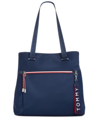 tommy hilfiger nylon tote bag