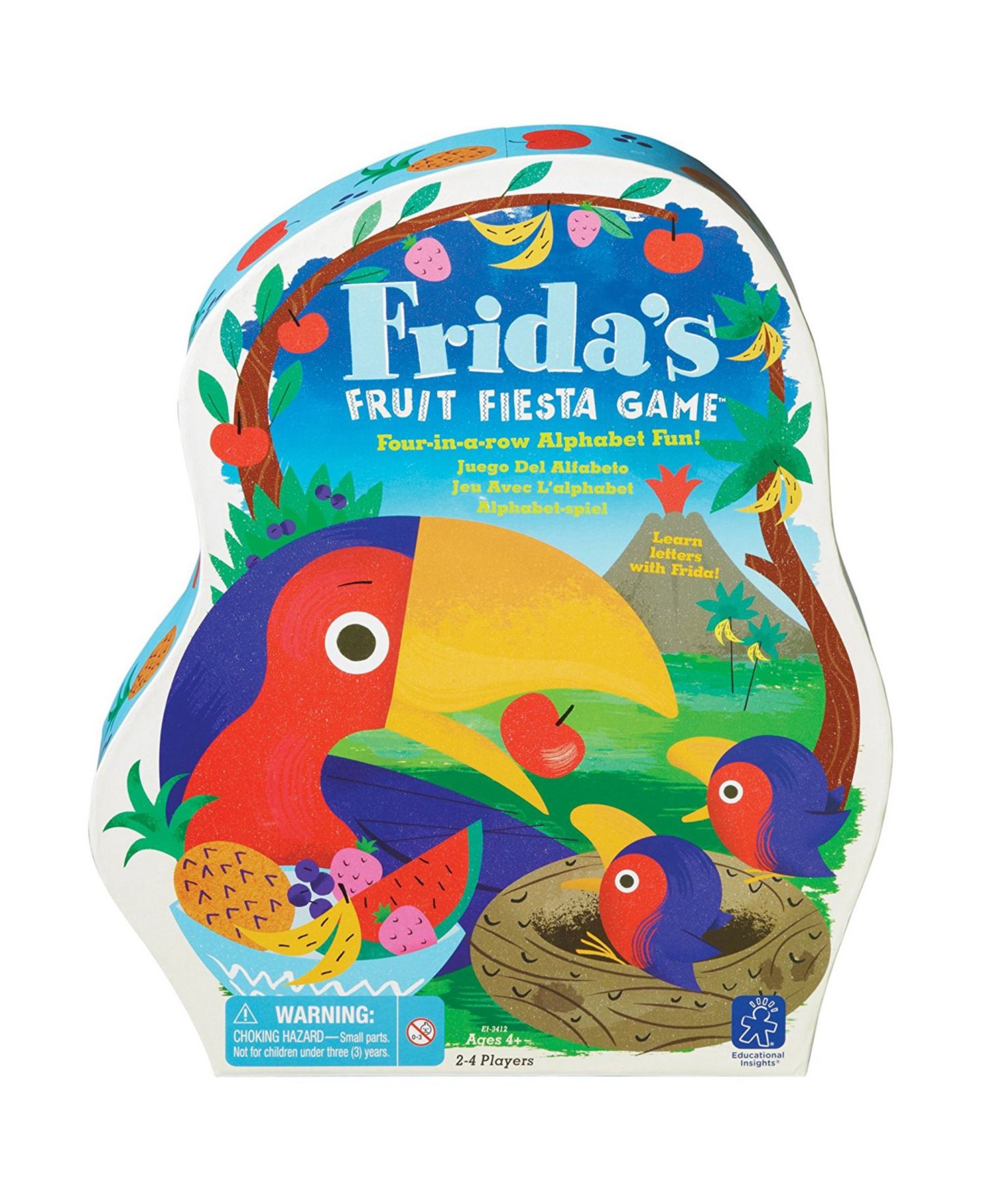 Детская настольная игра Educational Insights Frida's Fruit Fiesta Letter Matching Family Board Game, от 4 лет — фото 9