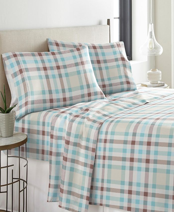 Pointehaven Heavy Weight Cotton Flannel Sheet Set King Macy's