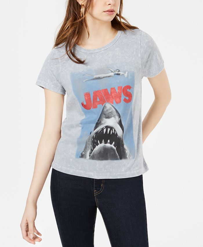 True Vintage Jaws Graphic T-Shirt & Reviews - Tops - Juniors - Macy's