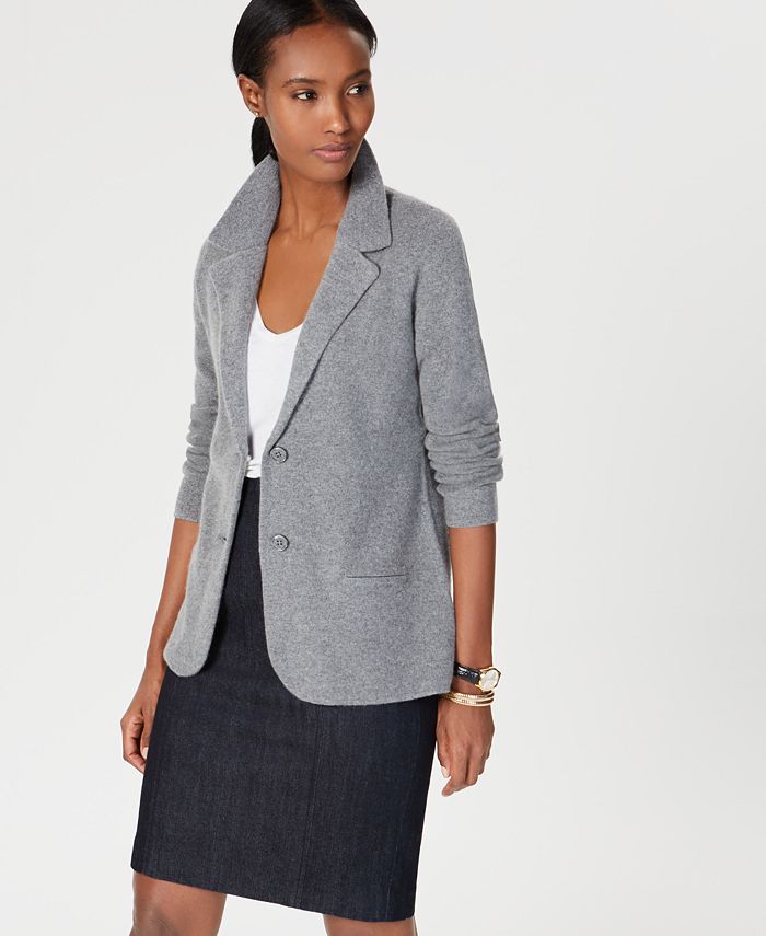 Charter Club Pure Cashmere Blazer, Created for Macy's Macy's