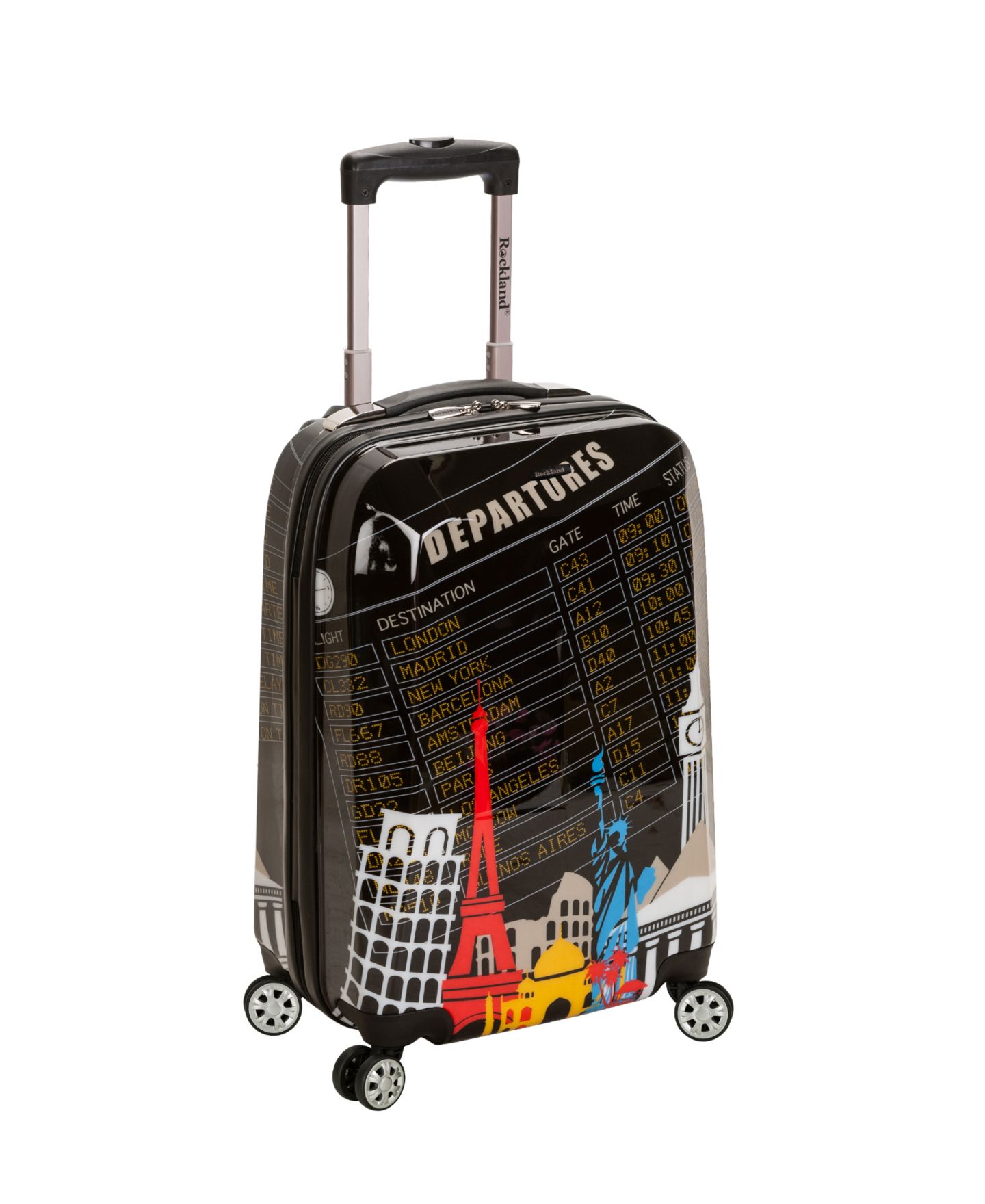 Чемоданы Rockland 2-Pc. Hardside Luggage Set, цвет: Чёрный — фото 2