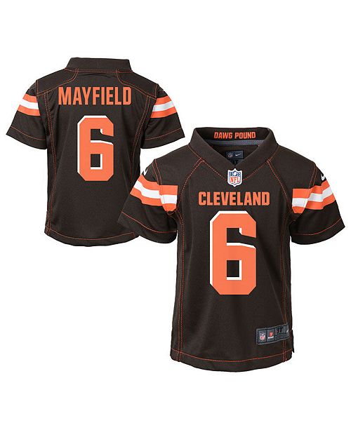 Nike Baker Mayfield Cleveland Browns Game Jersey Toddler Boys 2t