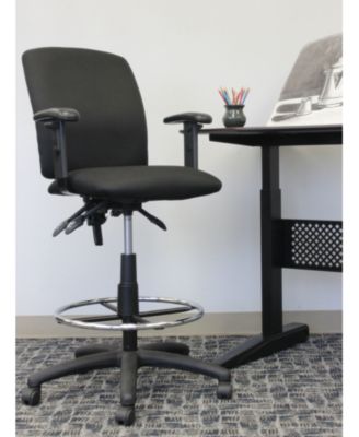 Multi-Function Drafting Stool With Adjustable Arms