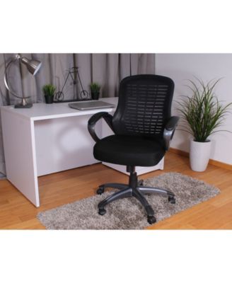 Ribbed High Back Mesh Chair