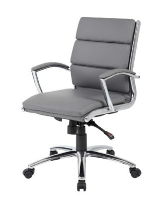 Boss Office Products CaressoftPlus™ Executive Mid-Back Chair - Macy's