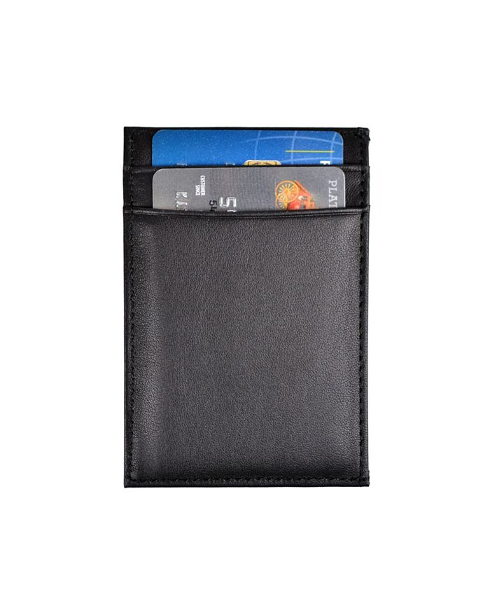 ROYCE New York Royce Minimalist Credit Card Case Wallet in Genuine ...