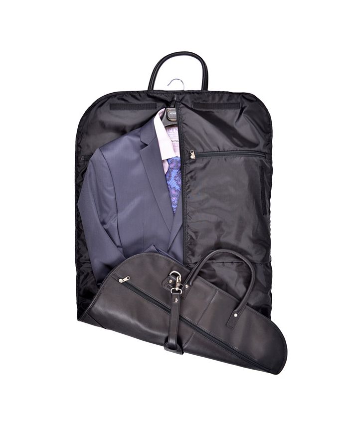 ROYCE New York Royce Garment Bag Suitcase in Genuine Leather Macy's