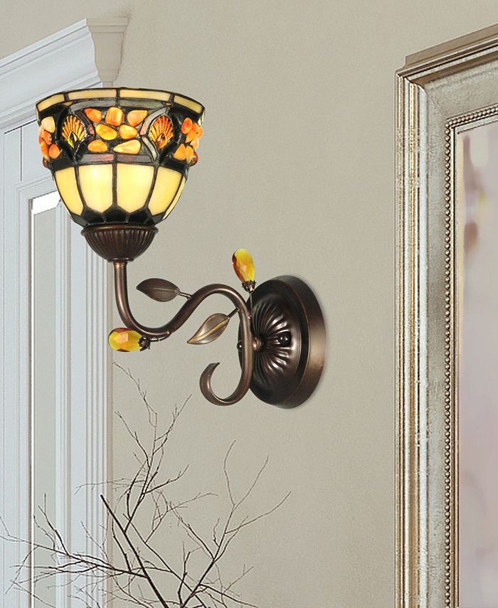 Dale Tiffany Pebble Stone Wall Sconce - Macy's