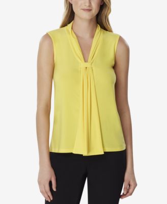 Tahari ASL - Double-Sash Knit Shell