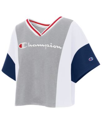 Champion Colorblock Cropped T-Shirt 