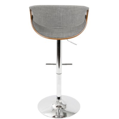 Curvo Adjustable Barstool with Swivel