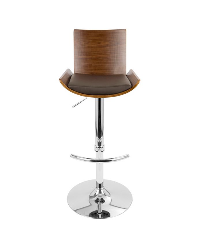 Lumisource Vittorio Adjustable Barstool with Swivel & Reviews Furniture Macy's