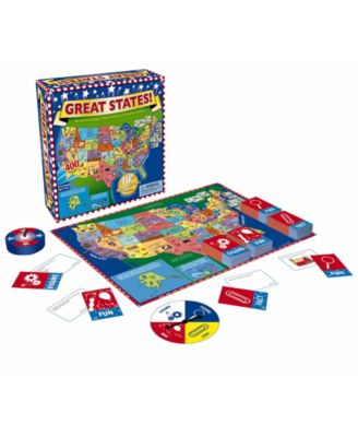 Fundamental Toys Game Zone Great States Board Game