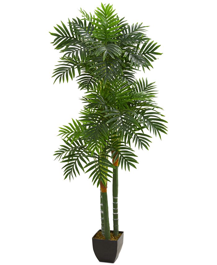 Nearly Natural - 5.5' Triple Areca Palm Artificial Tree