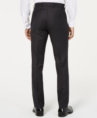 Kenneth Cole New York Men's Slim-Fit Plaid Performance Suit