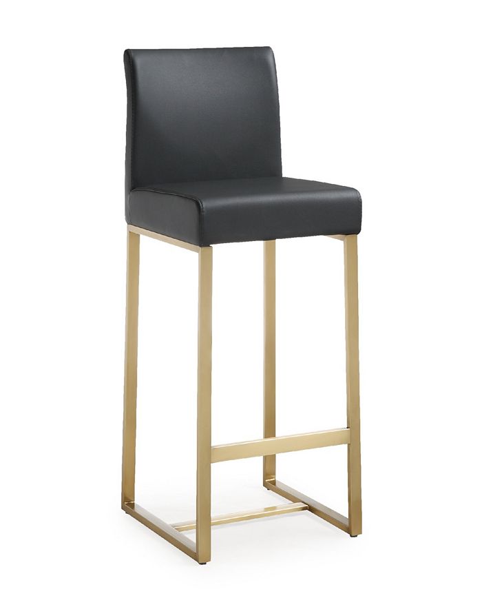 TOV Furniture Denmark Black Gold Steel Counter Stool Macy's