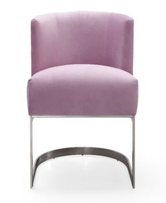 TOV Furniture - Eva Grey Velvet Chair