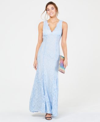 morgan and co glitter lace gown