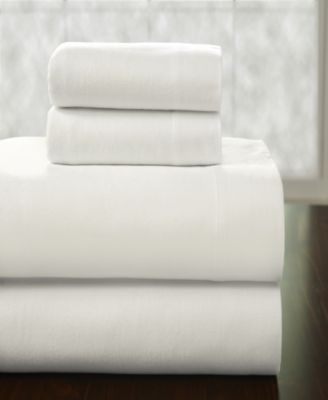 Pointehaven Heavy Weight Cotton Flannel Sheet Set, Full - Macy's