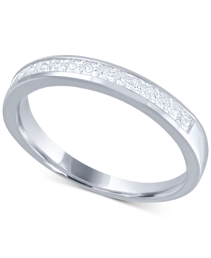 image of Diamond (1/2 ct. t.w.) Channel Band in 14k White Gold