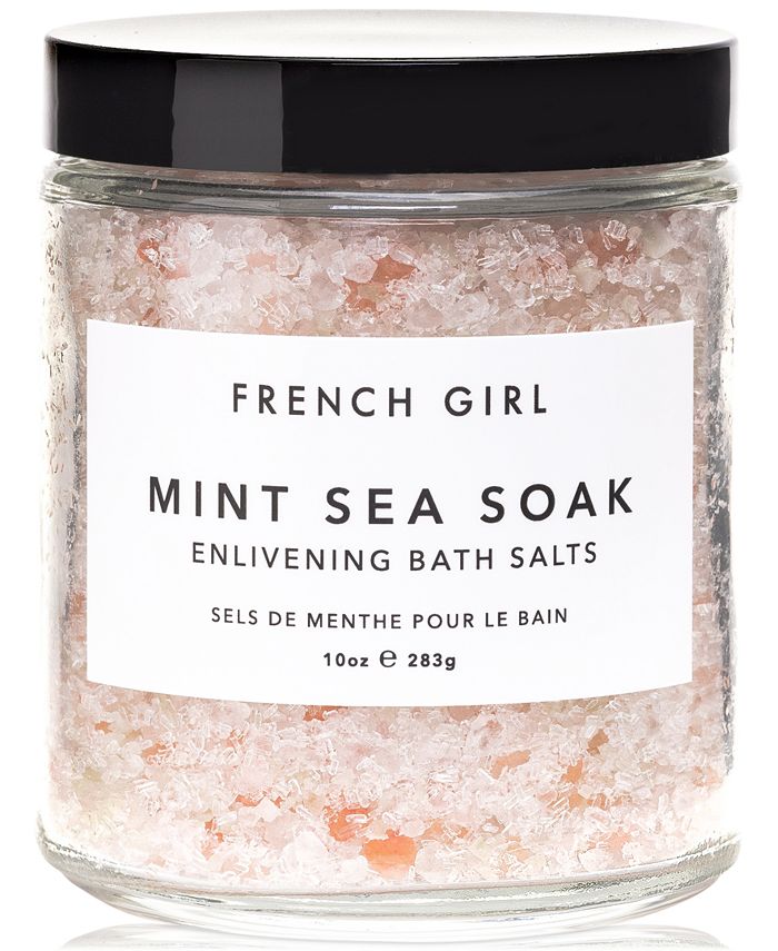 French Girl - Mint Sea Soak Enlivening Bath Salts, 10-oz.